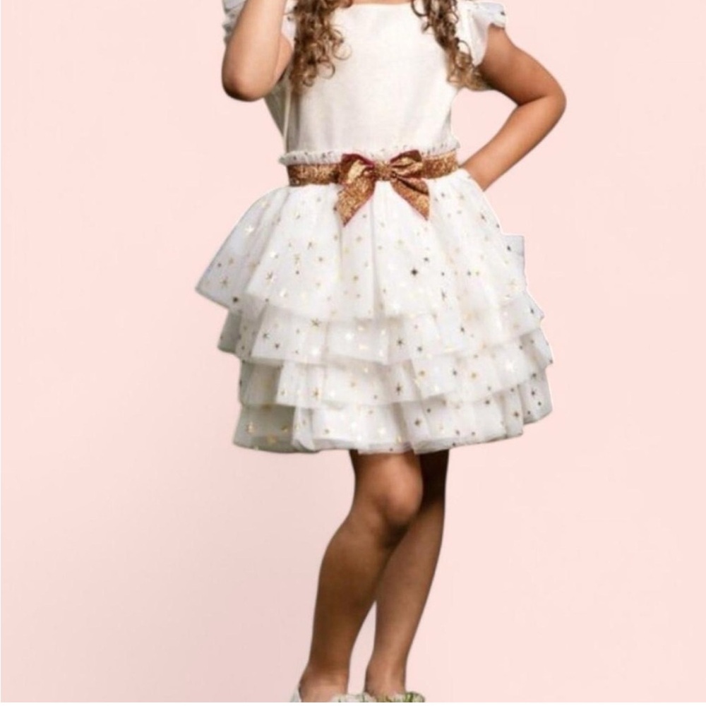 AMERICAN GIRL | Golden Twinkle Party Dress Little Girls – Size 5 Toddler